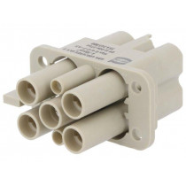 09120062766; Connector: HDC; female; Han Q; PIN: 6(4+2); Compact; HARTING