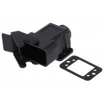 09120080901; Enclosure: for Han Compact connectors; Han Compact; with latch; HARTING