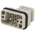 09120173001; Connector: HDC; male; Han Q; PIN: 17; Compact; crimped; HARTING 09120173001; Connector: HDC; male; Han Q; PIN: 17; Compact; crimped; HARTING