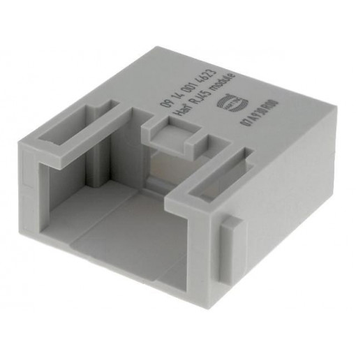 09140014623; Connector: HAN; module; male; Han Modular RJ45; straight; 1A; 50V; HARTING