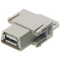 09140014701; Connector: HAN; module; female; Han Modular USB; 1A; 50V; UL94V-0; HARTING 09140014701; Connector: HAN; module; female; Han Modular USB; 1A; 50V; UL94V-0; HARTING