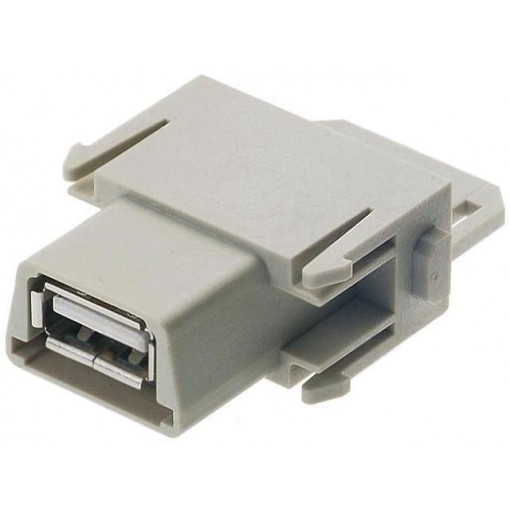 09140014701; Connector: HAN; module; female; Han Modular USB; 1A; 50V; UL94V-0; HARTING