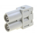 09140022641; Connector: rectangular; module; male; Han Modular 70A; PIN: 2; 70A; HARTING 09140022641; Connector: rectangular; module; male; Han Modular 70A; PIN: 2; 70A; HARTING
