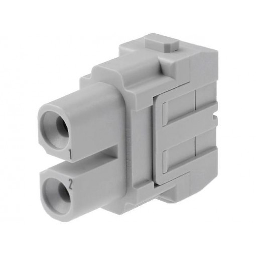 09140022701; Connector: HAN; module; female; Han Modular 40A; PIN: 2; 40A; 1000V; HARTING