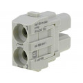 09140023102; Connector: rectangular; module; female; Han Modular 40A; PIN: 2; HARTING 09140023102; Connector: rectangular; module; female; Han Modular 40A; PIN: 2; HARTING