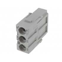 09140032602; Connector: HAN; module; male; Han Modular C; PIN: 3; screw terminal; HARTING