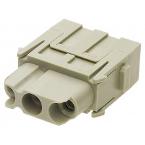 09140032701; Connector: HAN; module; female; Han Modular 40A; PIN: 3; 40A; 690V; HARTING