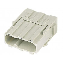 09140033001; Connector: HAN; module; male; Han Modular C; PIN: 3; w/o contacts; HARTING