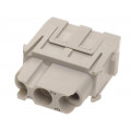 09140033101; Connector: HAN; module; female; Han Modular C; PIN: 3; w/o contacts; HARTING 09140033101; Connector: HAN; module; female; Han Modular C; PIN: 3; w/o contacts; HARTING