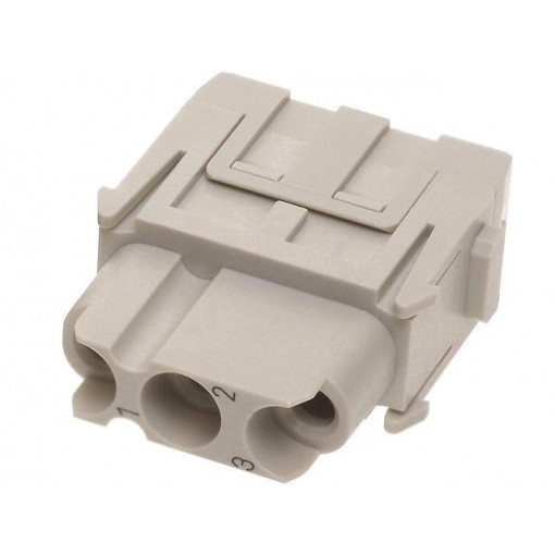 09140033101; Connector: HAN; module; female; Han Modular C; PIN: 3; w/o contacts; HARTING