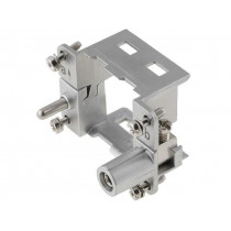 09140060313; Frame for modules; Han Modular; size 6B; a..b marks; Modules: 2; HARTING