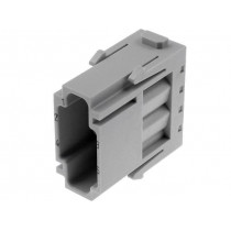 09140063001; Connector: HAN; module; male; Han Modular E; PIN: 6; w/o contacts; HARTING