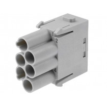 09140063041; Connector: HAN; module; male; Han Modular E Protected; PIN: 6; 16A; HARTING