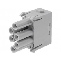 09140063141; Connector: HAN; module; female; Han Modular E Protected; PIN: 6; HARTING