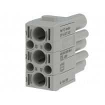09140073101; Connector: HAN; module; female; Han Modular CD; PIN: 7(3+4); 830V; HARTING