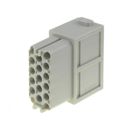 09140173101; Connector: HAN; module; female; Han Modular DDD; PIN: 17; 10A; 160V; HARTING