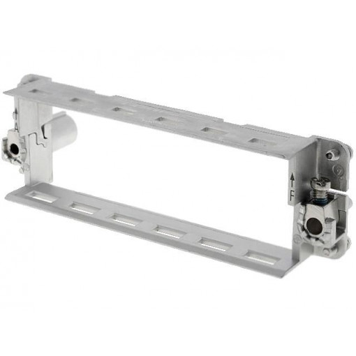 09140240303; Frame for modules; Han Modular; size 24B; A..F marks; Modules: 6; HARTING