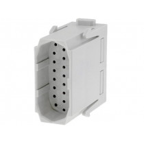 09140253001; Connector: HAN; module; male; Han Modular High Density; PIN: 25; HARTING