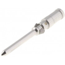 09150006101; Contact; male; 1.5mm2; Han D; silver plated; crimped; 10A; 3um; HARTING