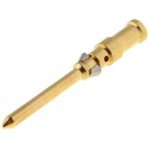 09150006122; Contact; male; 1mm2; Han D; nickel plated,gold-plated; crimped; HARTING