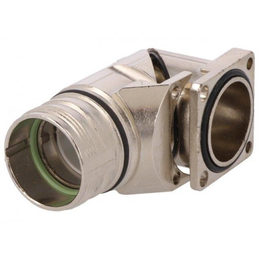 09151000901; Enclosure: for circular connectors; external thread; angled; HARTING