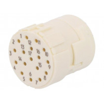 09151173101; Connector: M23; PIN: 17; female; crimped; w/o contacts; 160V; 8A; HARTING