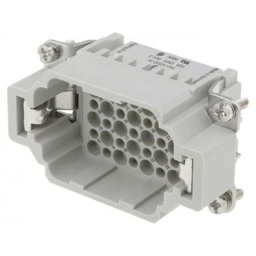 09160423001; Connector: rectangular; male; Han DD; PIN: 42; 42+PE; size 10B; 10A; HARTING