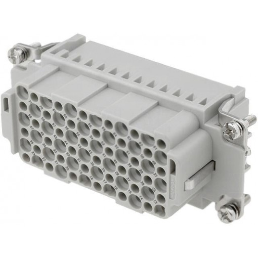 09160723101; Connector: rectangular; female; Han DD; PIN: 72; 72+PE; size 16B; HARTING