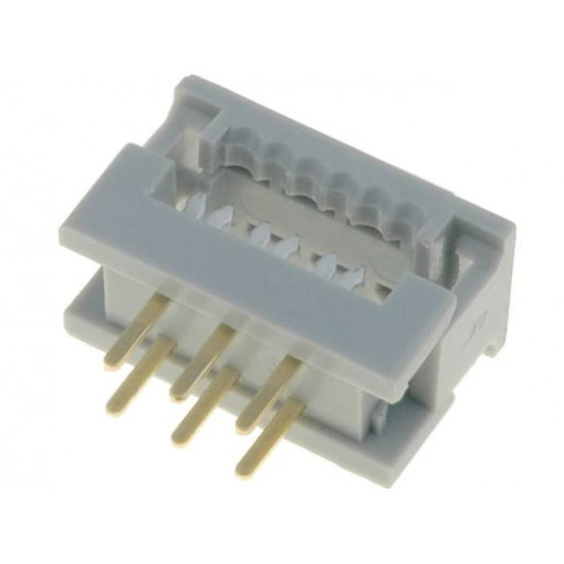 09181069622; IDC transition; PIN: 6; IDC,THT; for ribbon cable; 1.27mm; HARTING