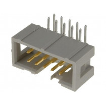 09185106323; Socket; IDC; male; PIN: 10; angled 90°; THT; 2.54mm; Layout: 2x5; HARTING