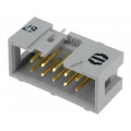 09185106324; Socket; IDC; male; PIN: 10; straight; THT; 2.54mm; Layout: 2x5; HARTING
