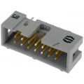 09185146324; Socket; IDC; male; PIN: 14; straight; THT; 2.54mm; Layout: 2x7; HARTING