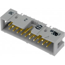 09185206324; Socket; IDC; male; PIN: 20; straight; THT; 2.54mm; Layout: 2x10; HARTING