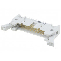 09185206904; Socket; IDC; male; PIN: 20; straight; THT; 2.54mm; Layout: 2x10; HARTING