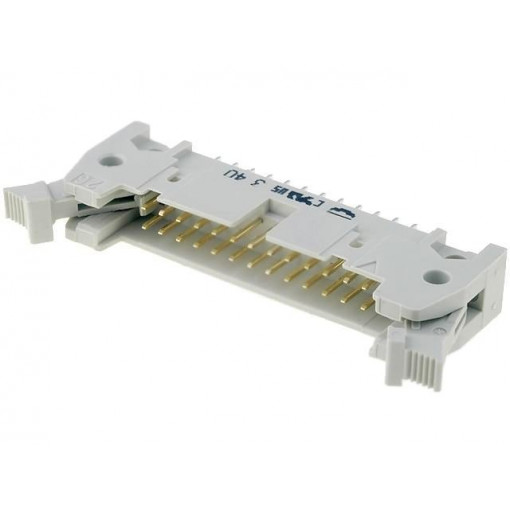 09185267914; Socket; IDC; male; PIN: 26; straight; with short latch; THT; 2.54mm; HARTING