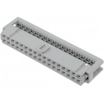 09185346803; Plug; IDC; female; PIN: 34; for ribbon cable; 1.27mm; Layout: 2x17; HARTING