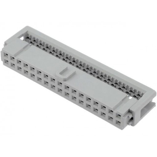 09185346803; Plug; IDC; female; PIN: 34; for ribbon cable; 1.27mm; Layout: 2x17; HARTING