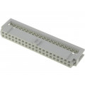 09185406803; Plug; IDC; female; PIN: 40; for ribbon cable; 1.27mm; Layout: 2x20; HARTING