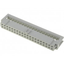 09185406803; Plug; IDC; female; PIN: 40; for ribbon cable; 1.27mm; Layout: 2x20; HARTING