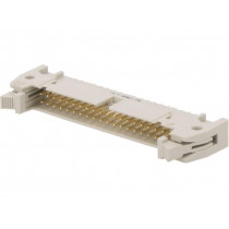 09185407914; Socket; IDC; male; PIN: 40; straight; with ejector; THT; 2.54mm; HARTING