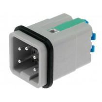 09200042633; Connector: HAN; male; Quick Lock; PIN: 5; 4+PE; size 3A; 10A; 400V; HARTING