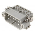 09200102612; Connector: HAN; male; Han A; PIN: 10; 10+PE; size 10A; 16A; 250V; 1mΩ; HARTING