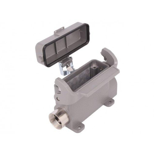 09200160296; Enclosure: for Han connectors; Han; size 16A; with latch; PG16; HARTING