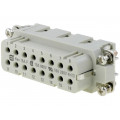 09200163101; Connector: HAN; female; PIN: 16; 16+PE; size 16A; w/o contacts; 250V; HARTING