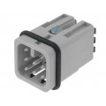 09210072632; Connector: HAN; male; Quick Lock; PIN: 8; 7+PE; size 3A; 10A; 250V; HARTING