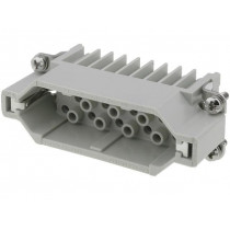 09210253001; Connector: HAN; male; Han D; PIN: 25; 25+PE; size 16A; w/o contacts; HARTING