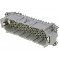 09210643001; Connector: rectangular; male; Han D; PIN: 64; 64+PE; size 24B; 10A; HARTING