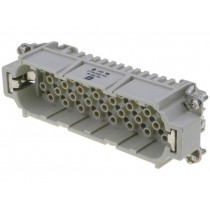 09210643001; Connector: rectangular; male; Han D; PIN: 64; 64+PE; size 24B; 10A; HARTING