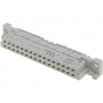 09222326824; Plug; DIN 41612; type 2B; female; PIN: 32; a+b; THT; straight; 2A; HARTING