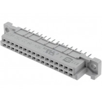 09222326825; Plug; DIN 41612; type 2B; female; PIN: 32; a+b; THT; straight; 2A; HARTING